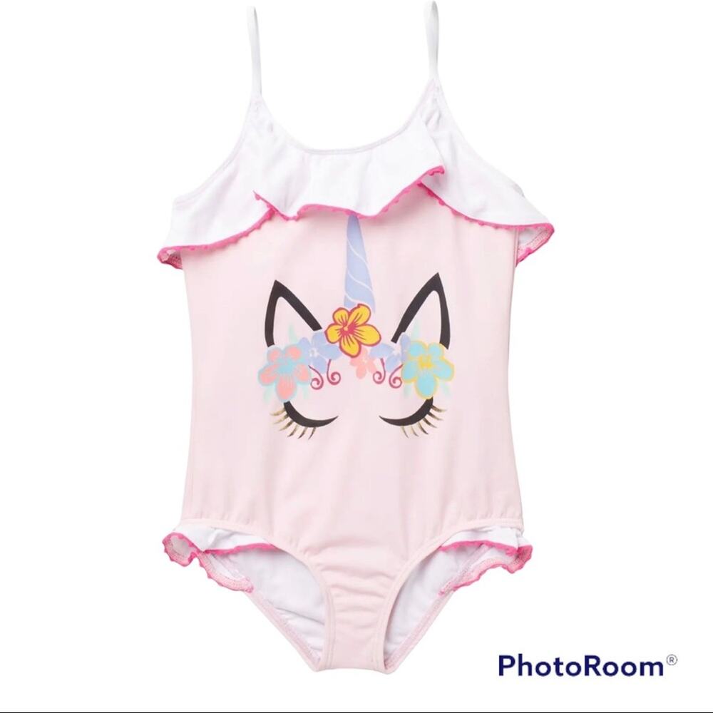 NWT Heart & Harmony Unicorn One Piece Swimsuit (Sz 2T)